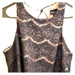 Black cocktail dress